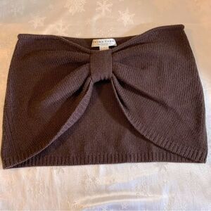 Trina Turk Cashmere Wrap Shawl Top Seems to be Brown Sz Medium Gorgeous